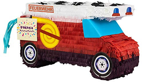 Trendario Pinata Geburtstag Junge, Feuerwehr Auto