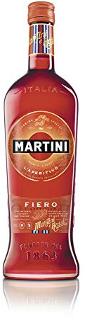 MARTINI Fiero, süßer Aperitif angereichert mit handgeschnittenen spanischen Orangenschalen, 14,4% vol., 75cl / 750ml