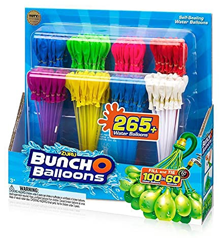 Siqi Wasserbomben Bündel Ballons Ballons Bündel von 280 Wasserballons Kein Gewirr Selbstschließende Wasserballons Für Sommerparty Strand Pool Spiel Im Freien