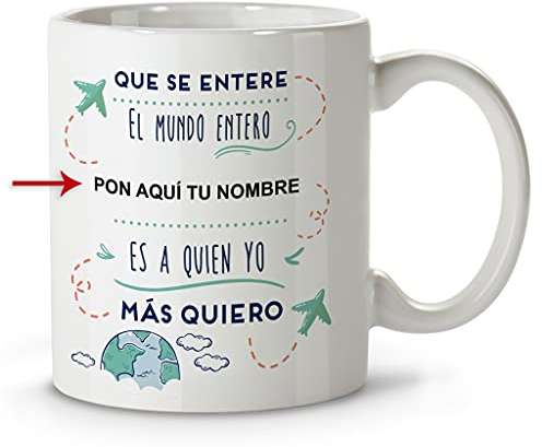 LolaPix Taza mamá. Tazas Personalizadas. Tazas Desayuno Originales. Tazas con Frases. Regalos Personalizados. Mundo Rosa