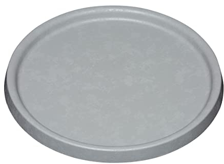 POETIC - Blumentopf-Untersetzer - Runder Untersetzer für Indoor und Outdoor - Farbe Beton - 25,1 x H. 1,6 cm - Aus recyceltem Kunststoff
