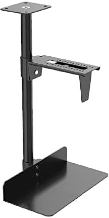 Computerturmständer, CPU-Ständerwagen Metallische Farbe Zentralprozessor Halter unter Schreibtischmontage hängen Pc. Montieren Sie mit einem 360 ° -Gaubel-Hochleistungs-Einstellbar Zentralprozessor Fa