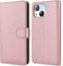 HOOMIL MagFlip Hülle für iPhone 13/14, [Nr.1 Verarbeitung] Premium Leder Handyhülle Klappbar Case Schutzhülle - Roségold