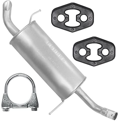 Ferroz Endschalldämpfer Auspuff Endtopf für 1.4 Ford Fiesta 5 V MK5 TDCI VI 6 MK6