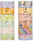 LGEGE 12 Rollen Washi Tape Set, 15 mm breit, buntes Sternherz, Regenbogen, Blume, Schmetterling, Schleife, Punktmuster, japanisches Abdeckband, Dekor für Scrapbook, Bullet Journal(3 m)