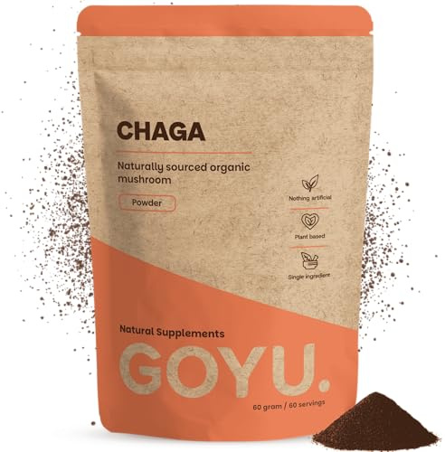 Cupplement Chaga Pulver Bio 60 gram - Pilz – Immunsystem
