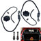 Car Parcel Shelf Cords, 1 Pair Interior Rear Parcel Shelf Strings with 2pcs Clip Holders, Tonneau Cover Strap Cord Hanging Rope Car Accessories Replacement, Fits for VW Golf Audi Hatchback Models