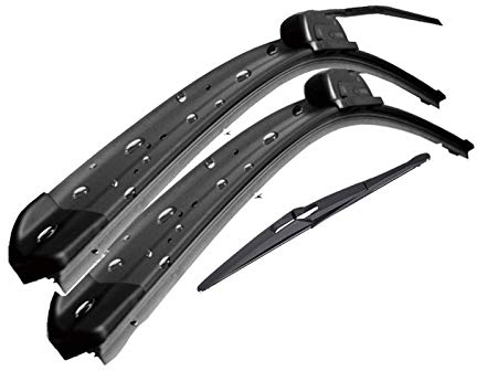 Bügelwischerblatt Set Wischerblätter Vorne Und Hinten Set Kit Für H-onda Für Civic Hatchback UK Built 2000-2006 Windschutzscheibe Fenster