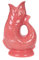 Gurgly Cute Coral Glug Jug Mini 10cm 50 ml – Tiny Fish Water Jug, Decorative Fish Vase, Ornament or Shot Glass