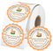 Farm Fresh Eggs Carton Labels 500pcs Unwashed Cartons Stickers Date Packaging 2''Fresh Egg Sticker for Kitchen Mason Jar, Farmer, Organizing, Quail Packaging
