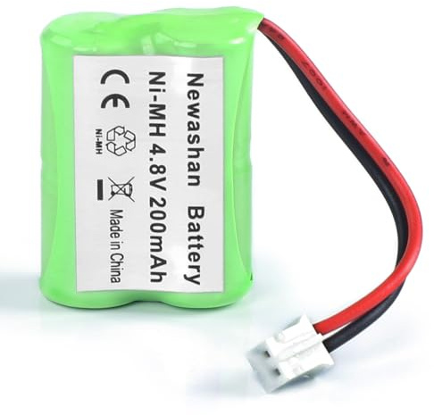 Batterie pour Sportdog SD-350/400/800 FR200 SportHunter 200mAh 4,8V Ni-MH | Compatible SportTrainer WetlandHunter Kinetic, Récepteur Collier Chien de Dressage, Remplace MH120AAAL4GC