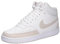 Nike Femme WMNS Court Vision Mid Sneaker, Summit White/Lt Orewood BRN-White, 38 EU