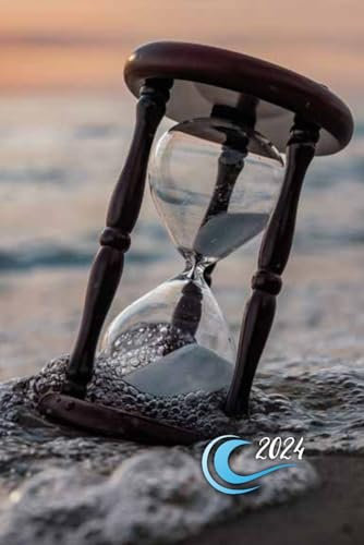 MEER MOTIV - 2024: Planer 2024 ca. A5 Terminplaner Terminkalender Tagesplaner 1 Tag auf 1 Seite auch Samstag Sonntag !, Kalender ab Januar 2024 bis ... mit Ostsee Nordsee Motiv Cover