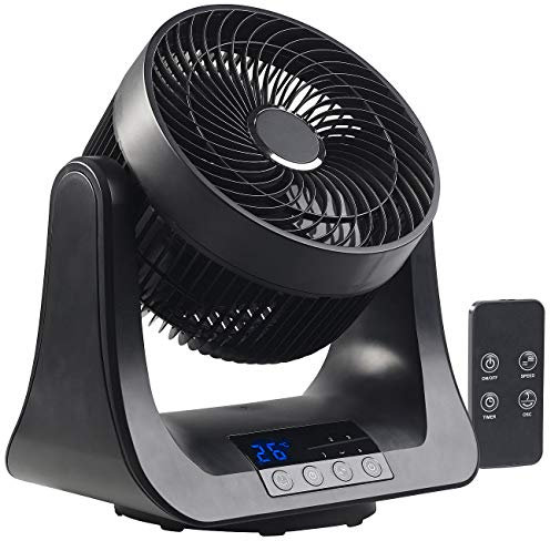 Sichler Haushaltsgeräte 3D Robo Ventilatoren: Digitaler 3D-Robo-Raumventilator und Luftzirkulator, Versandrückläufer (Stand-Fans, Tischventilator, Klimaanlage)