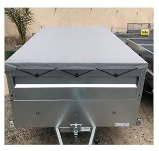 Bache pour remorque 2570x1420mm Grise