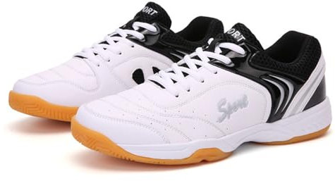 ForceRoute Volleyball Pickleball Turnschuhe,Badminton Hallenschuhe,Unisex,Pingpong-Schuhe,Herren,Damen,Leichte,rutschfeste,Atmungsaktive,für Verschiedene Fitness Sport,Outdoor,Tennis-Squash