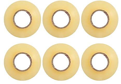 Rhghfujhgy 6 Pack Durchsichtiges Hockey Band Mehrzweck Band Rolle Schienbein Schoner Socken Band Rolle Sport AusrüStung 2,4 cm X 28 M Hockey Sport Geschenke