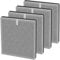 Borgodf 4 Pack 3-in-1 True HEPA Replacement Filter Compatible with Pure Enrichment PureZone Air Purifier (PEAIRPLG)