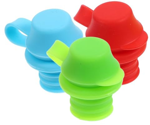 UPKOCH Baby Flasche 3 Stück Silikon Flaschendeckel Mund Wasserflaschen Auslauf Adapter Für Kleinkinder Silikon Wasserflaschenverschlüsse Wasserflaschen Aufsätze Für Kinder Flaschen Adapter Babyflasche