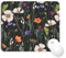 Giecy Gaming Mouse Pad, Durable Stitched Edges Mouse Mat, Lycra Surface, Non-Slip Rubber Base for PC, Laptop, Office, Gaming (Colorful flowers)
