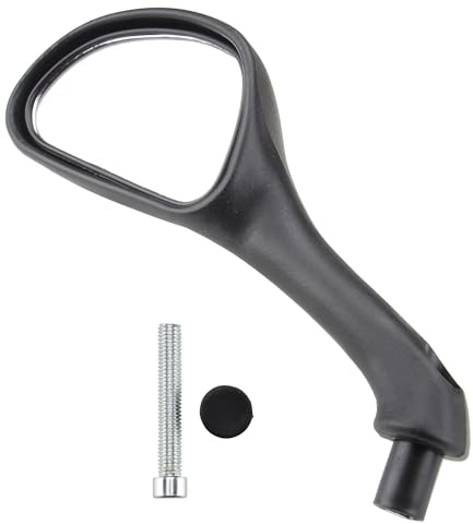 Spiegel links schwarz kompatibel mit Gilera Runner 50 125 180 200 Storm 50 / Piaggio NRG TPH 50