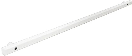 Pasamanos de madera blanca para escaleras, barandilla de pared antideslizante, barra de soporte de seguridad para interiores y exteriores, 120 cm
