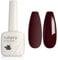 TUTUYU Maroon Dark Red Gel-Nagellack, 12 ml Soak Off UV LED Lampe Burgundy Red Gel-Lack