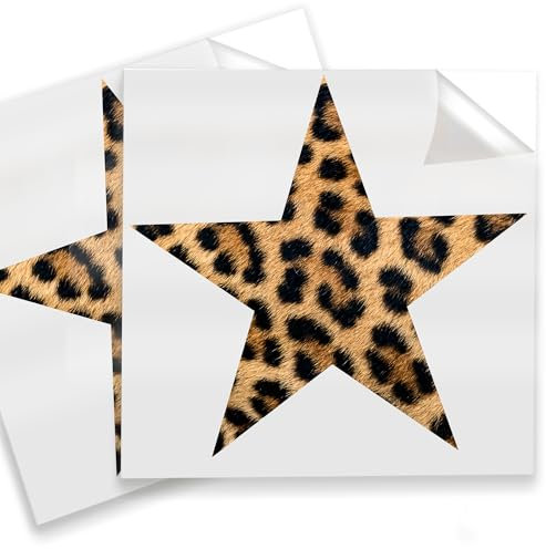 Leopard Print Iron-On Transfers To Create Show-Stopping Outfits with Photo-Realistic Designs: Transform Plain Fabrics into wild, Trendy Fashion Statements with High-Definition Animal Print