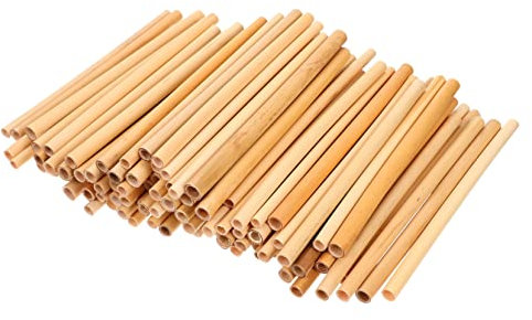 TINEASUR Bienenröhren Schilfrohr 15cm x 0,5-0,8cm Outdoor Bienenhaus Nachfüllröhren Leichtes Imkerzubehör Gartenbestäubung