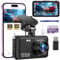 Car Dash Cam, WiFi/APP Control Dash Cam 1080P Dashcam 3 IPS Dash Camera with 32GB Card Car Camera with Night Vision, 170°Wide Angle Dash-cam Loop Recording G-sensor Motion Detection Parking Mode
