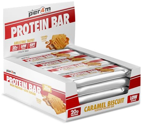 Per4m Protein Bar (12x62g) Caramel Biscuit