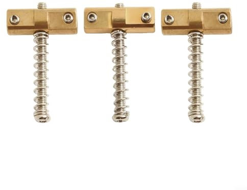 Ersatz-Sattel-Set, 3-teilig, Messing, speziell für TL-Gitarren