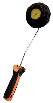 Eckputzwalze für Rollspachtel, Roller für Spachtelmassen, Eckenroller für Innenkanten & Gipskarton, Spachtelwalze, Spachtelrolle, Beschichtungsrolle, Rollspachtel