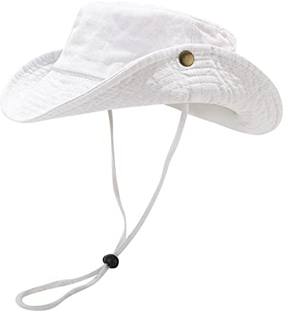 Sombrero Pescador Hombre Gorro Pescador Hombre Safari Senderismo Gorra Blanca Ropa Protección Solar Sol Bone Homem Ventilador Proteccion Padel con Surf Playa Trekking Sombrilla ala Ancha Mujer