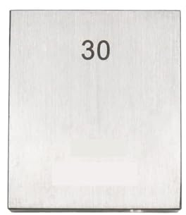Endmaße Kalibrierungs-Messschieber, Messblock Aus Stahl Der Güteklasse 1, 30 Mm,für Fräsmaschine