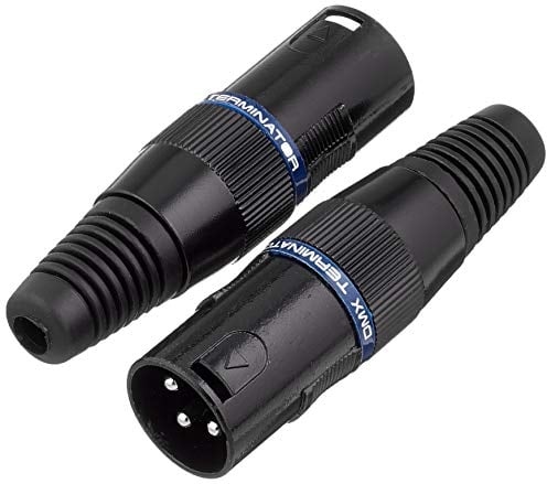 Adam Hall K 3 DMXT - Connettore terminator DMX a 3 poli, 120 Ohm,, Confezione da 2