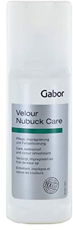Gabor Soin pour velours nubuck 75 ml pour raviver et entretenir les couleurs du cuir velours et du nubuck - Couleur : bleu