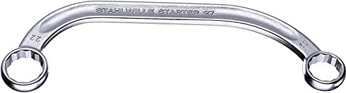 STAHLWILLE Nr. 27 Doppelringschlüssel STARTER Schlüsselweite 19 x 22 mm L.225 mm