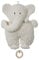 Efie Spieluhr Elefant aus Bio-Baumwolle (kbA), GOTS-zertifiziert, waschbar, handgefertigt, Made in Germany (LaLeLu)