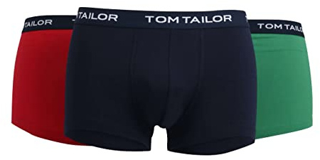 Tom Tailor Underwear Herren Retroshorts Hip Pants, 3er Pack