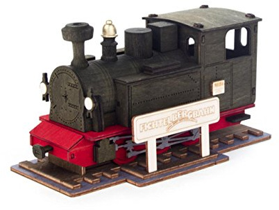 Dregeno Seiffen eG Räucher-Lok Fichtelbergbahn, Holz, Bunt, 17 x 9 x 10 cm