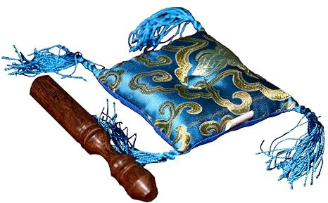 Tibetisches Klangschalenkissen & Schlägel