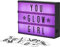 My Cinema Lightbox - Buchstaben Farbwechsel Lichtbox, 20x15cm - LED Marquee Lichtbox mit 100 Buchstaben - Leuchttafel Leuchtkasten light letters lef light box