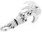 Alomejor Grappling Hook Foldable Hook Rock Climbing Equipment Climbing Rope Survival Carabiner for Outdoor Life Climbing