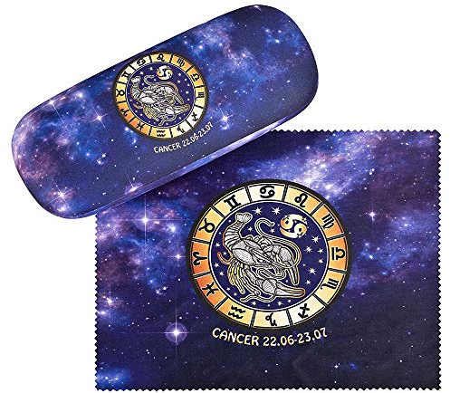 VON LILIENFELD Sternzeichen Brillenetui Geschenk Set Putztuch Damen Herren