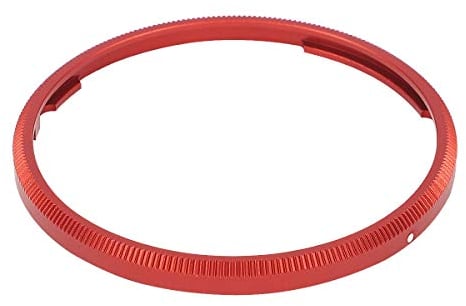 Haoge RRC-GNR Red Metal Decorate Ring Cap for RICOH GR III GRIII GR3 Camera replaces GN-1