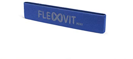 FLEXVIT Mini Power (Blau) - Sehr Starkes Widerstandsband für Krafttraining, Muskelaufbau und anspruchsvolle Übungen, ideal für Fortgeschrittene und Profis