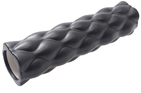 Foam Roller,Faszienrolle Schaumstoffrolle - Beste Triggerpunktleistung Für Die Muskelmassage Instructional Eva Long Size Schaumstoffrolle Für Den Rücken Beinmuskelentlastung,Black