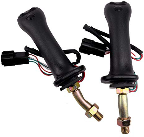LETAOSK 2 Stück Links und rechts 3 Tasten Bagger Joystick Griff Passend für Doosan DH DX150 215 225 300 370-9C