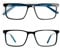 Specscart. Blue Light Blocking Glasses Blue Light Filter Glasses for Blocking Harmful Blue Light, Prevent and Relieve the Headaches, Migraines and Eye Strain (Black Rectangular)